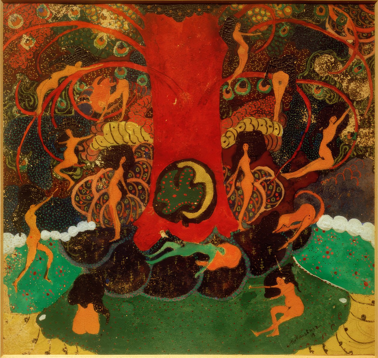 Lebensbaum und Dryaden von Kazimir Severinovich Malevich