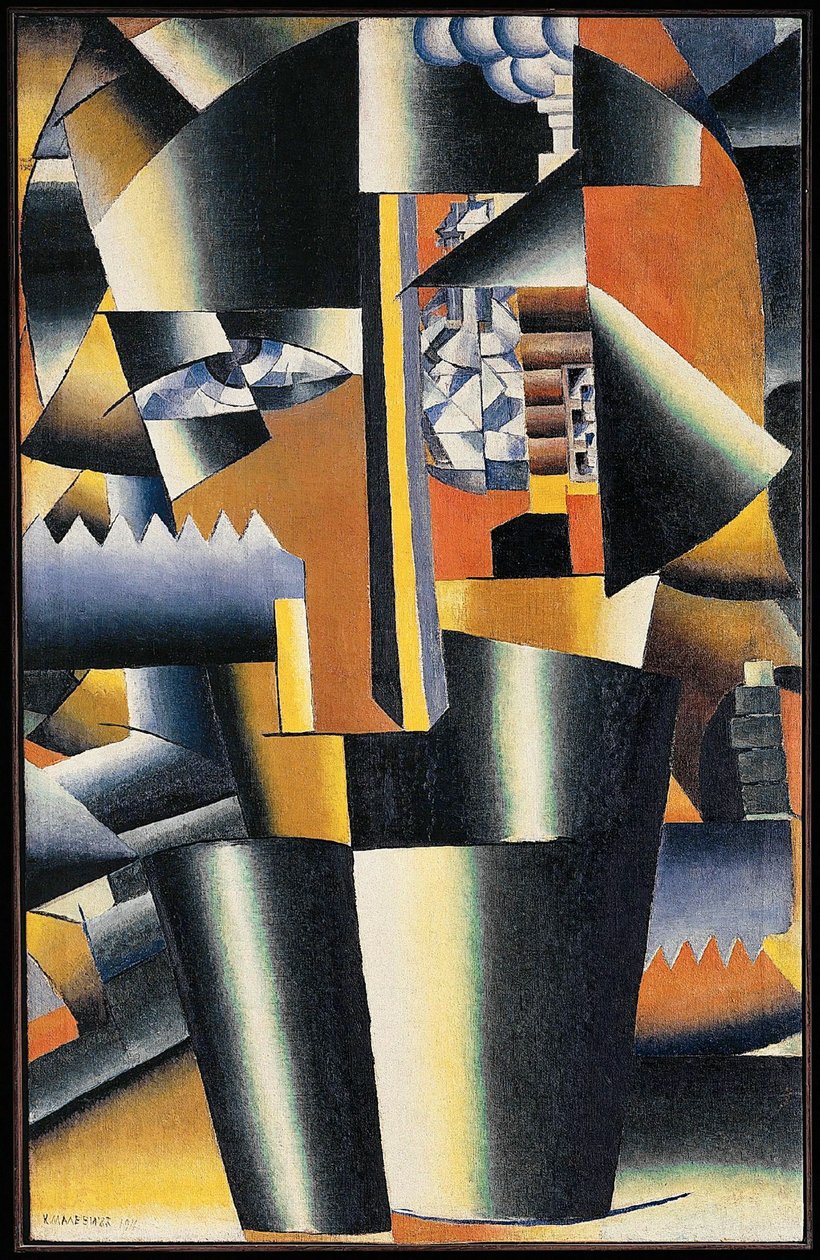 Selbstporträt Der Künstler von Kazimir Severinovich Malevich