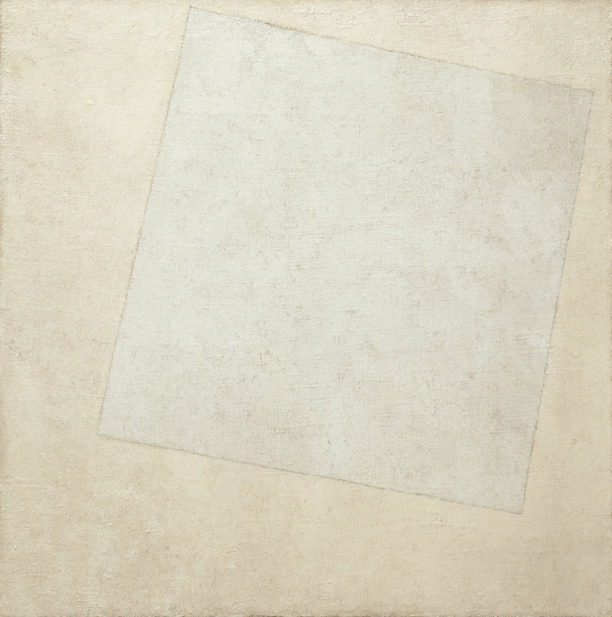 Suprematistische Komposition: Weiß auf Weiß von Kazimir Severinovich Malevich