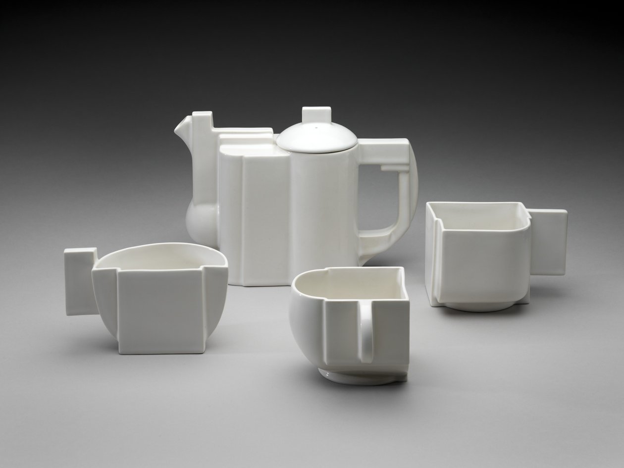 Suprematistisches Teeservice von Kazimir Severinovich Malevich
