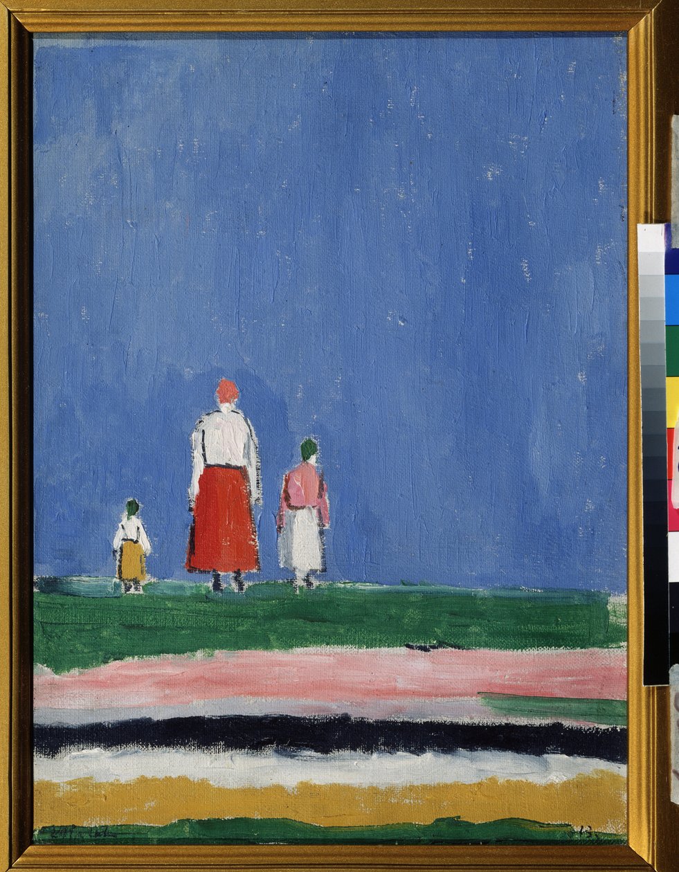 Drei Figuren von Kazimir Severinovich Malevich