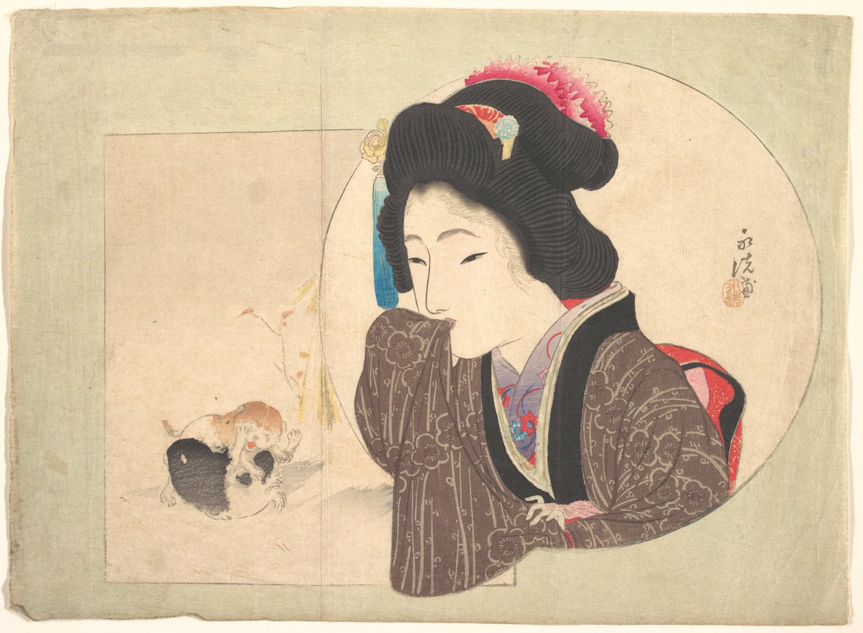 Druck von Keisai Eisen
