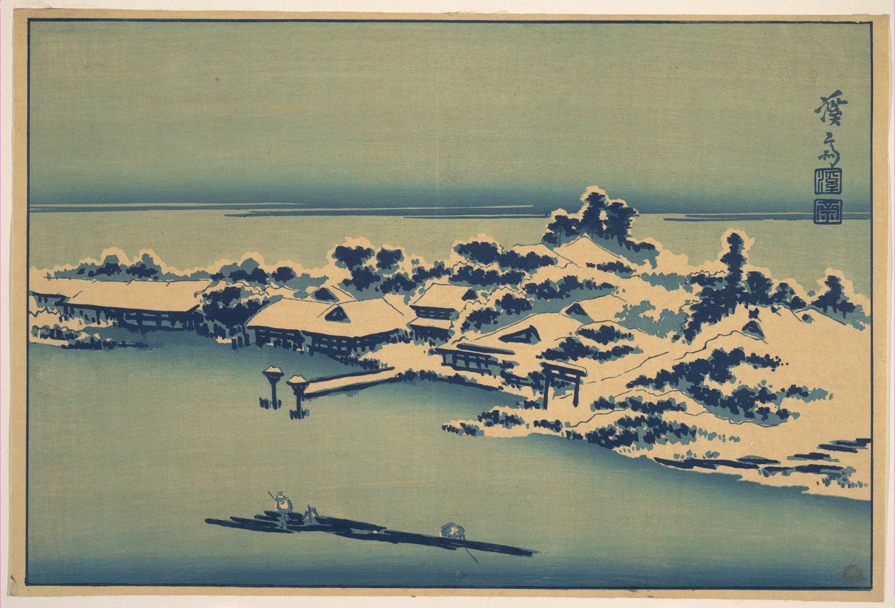 Winterlandschaft von Keisai Eisen