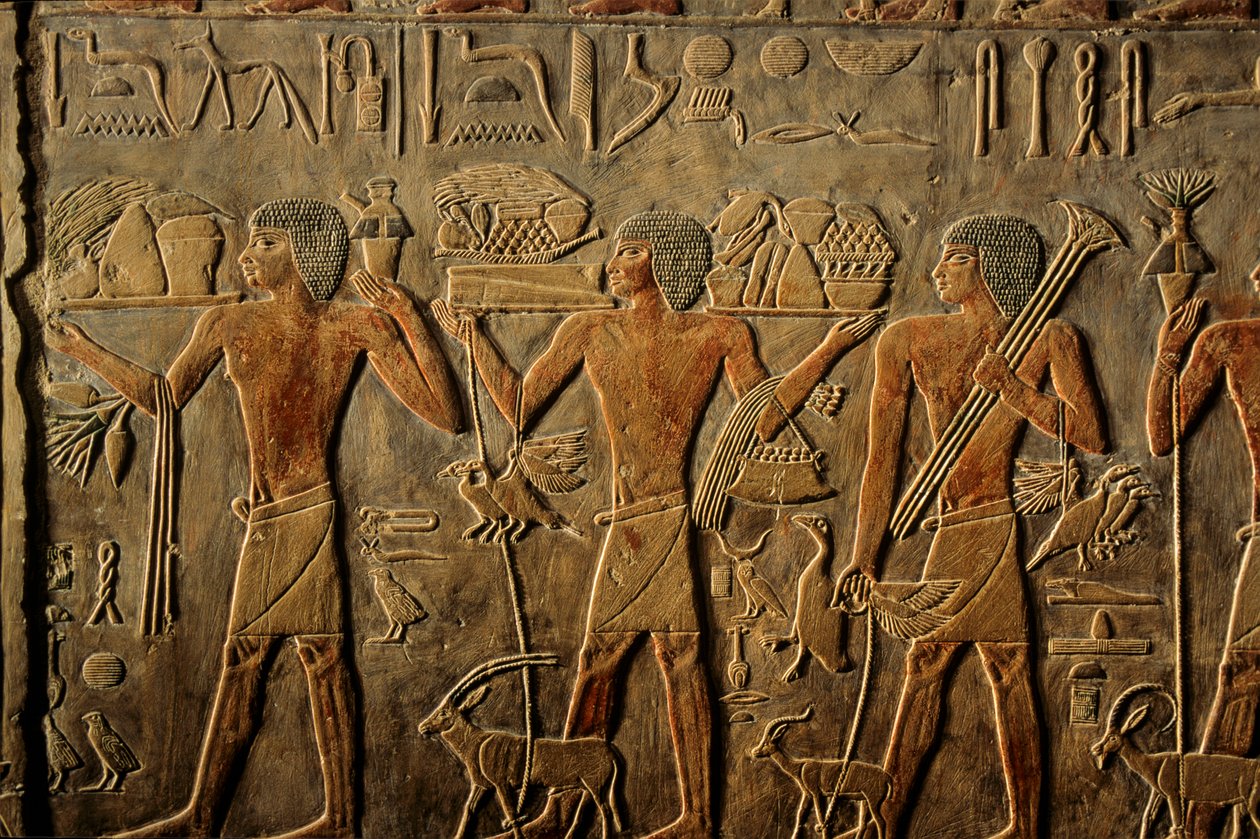 Ägypten; Altes Reich; Sakkara; Sakkara; Grab von Ptah Hotep; Ewigkeit von Kenneth Garrett