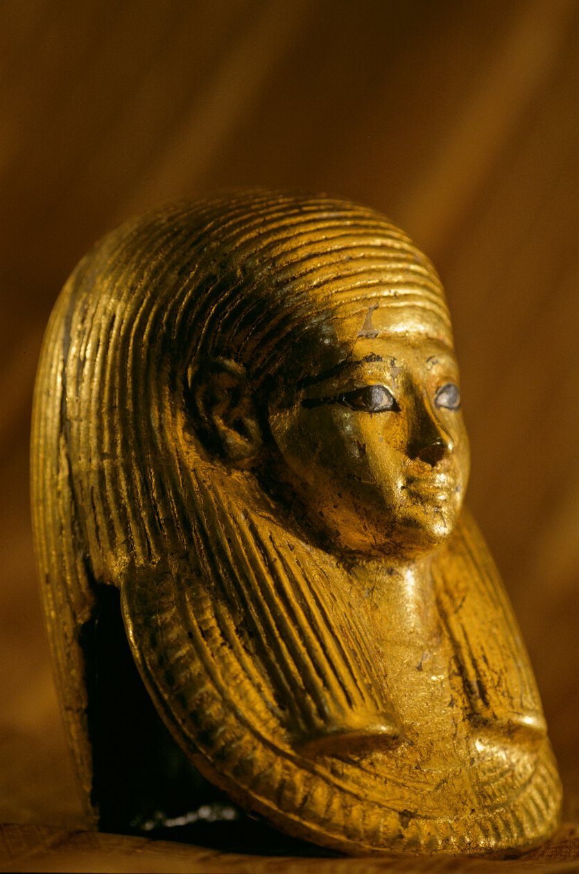 Goldene Totenmaske eines Fötus, KV 54 von Kenneth Garrett