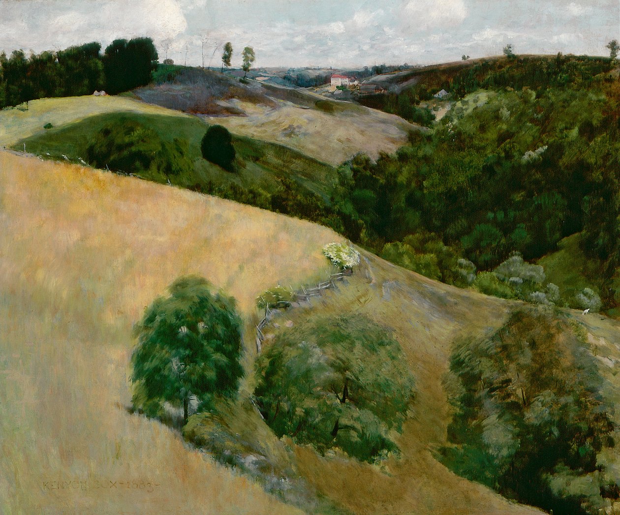 Fliegende Schatten, 1883 von Kenyon Cox