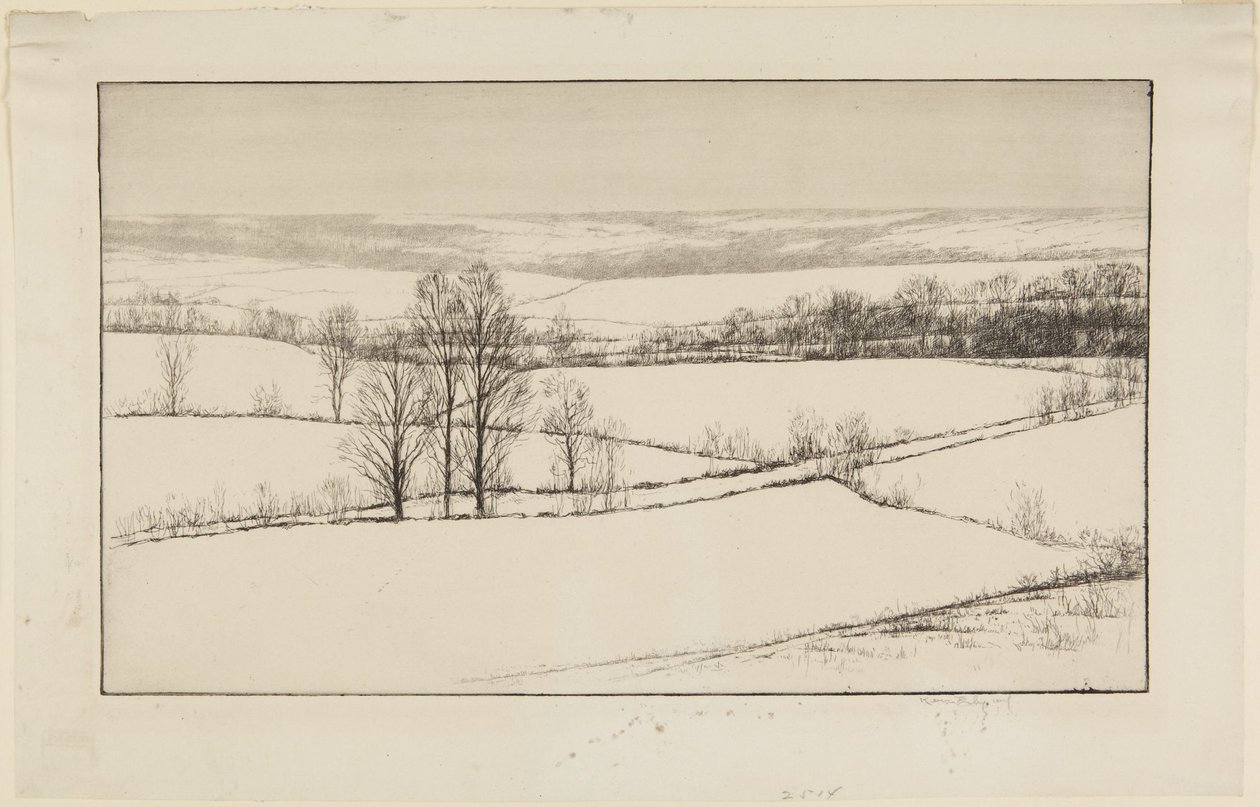 Schneefelder von Kerr Eby