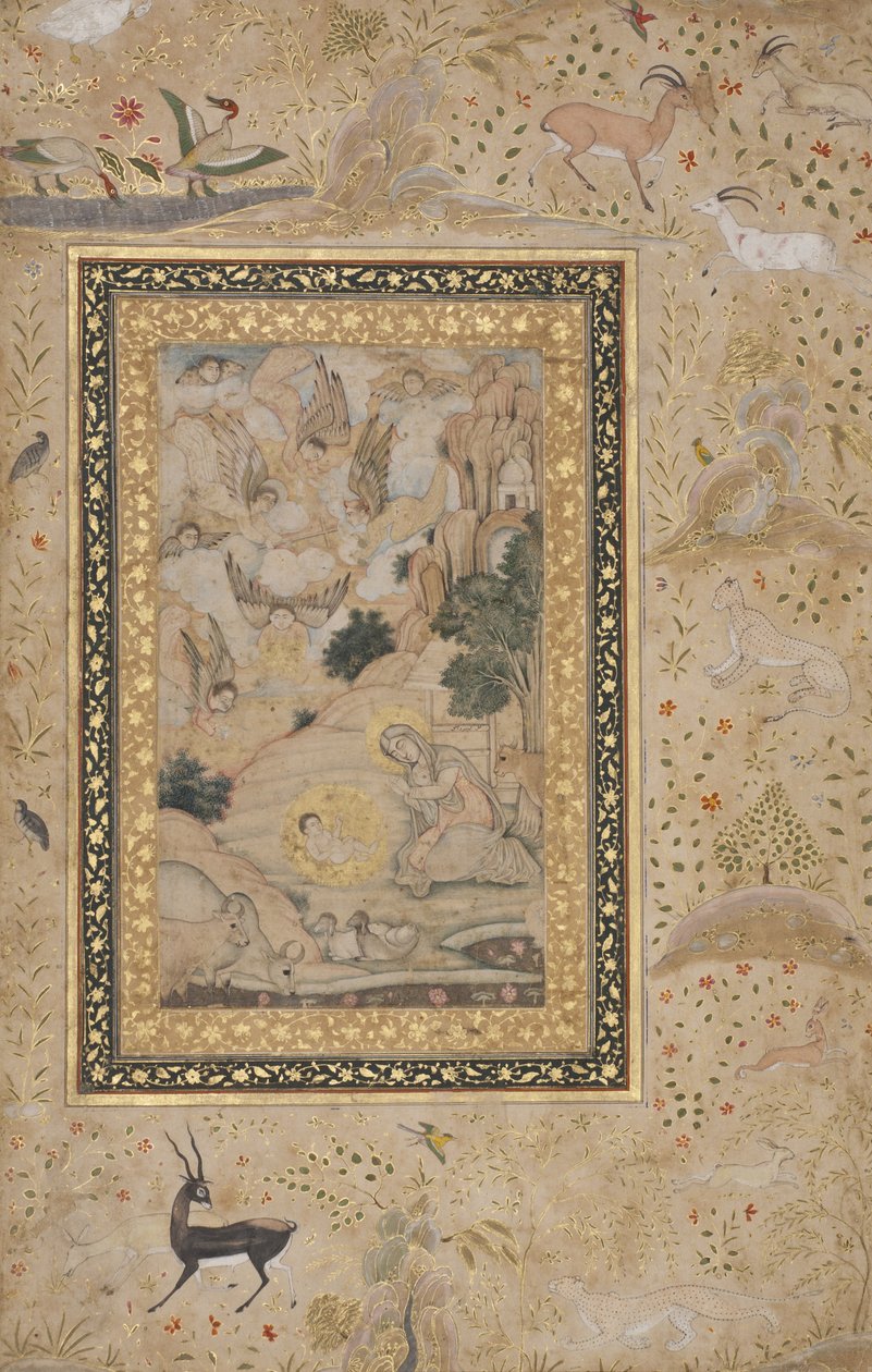 Die Jungfrau Maria betet das Christkind an, ca. 1620-30 von Kesu Das