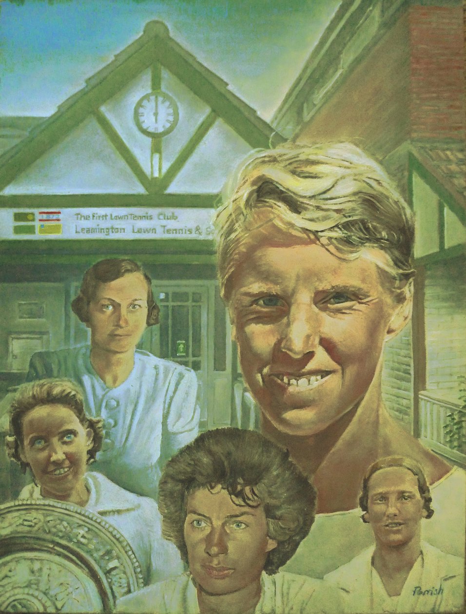 Britische Wimbledon-Siegerinnen besuchen den Leamington Lawn Tennis Club von Kevin Parrish