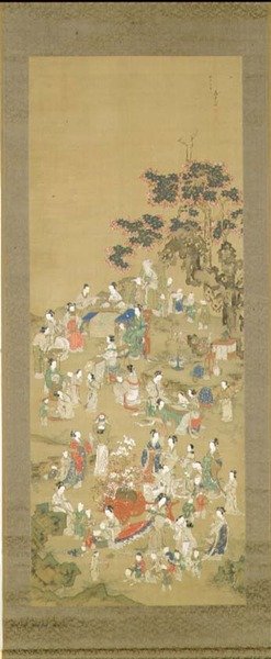 Die Familie Kaku bei kulturellen und Freizeitaktivitäten von Kien Yanagisawa
