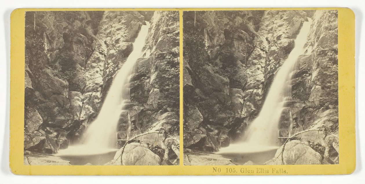 Glen Ellis Falls von Kilburn Brothers, BW Kilburn