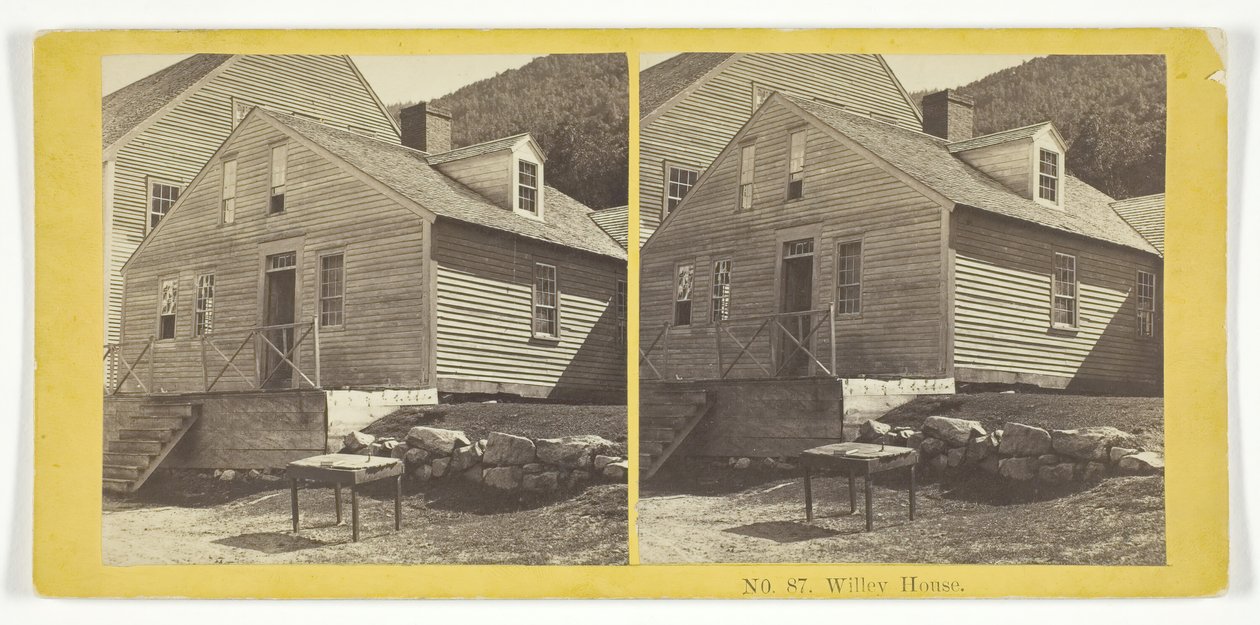 Willey House, 185575. Schöpfer: Kilburn Brothers, BW Kilburn von Kilburn Brothers, BW Kilburn