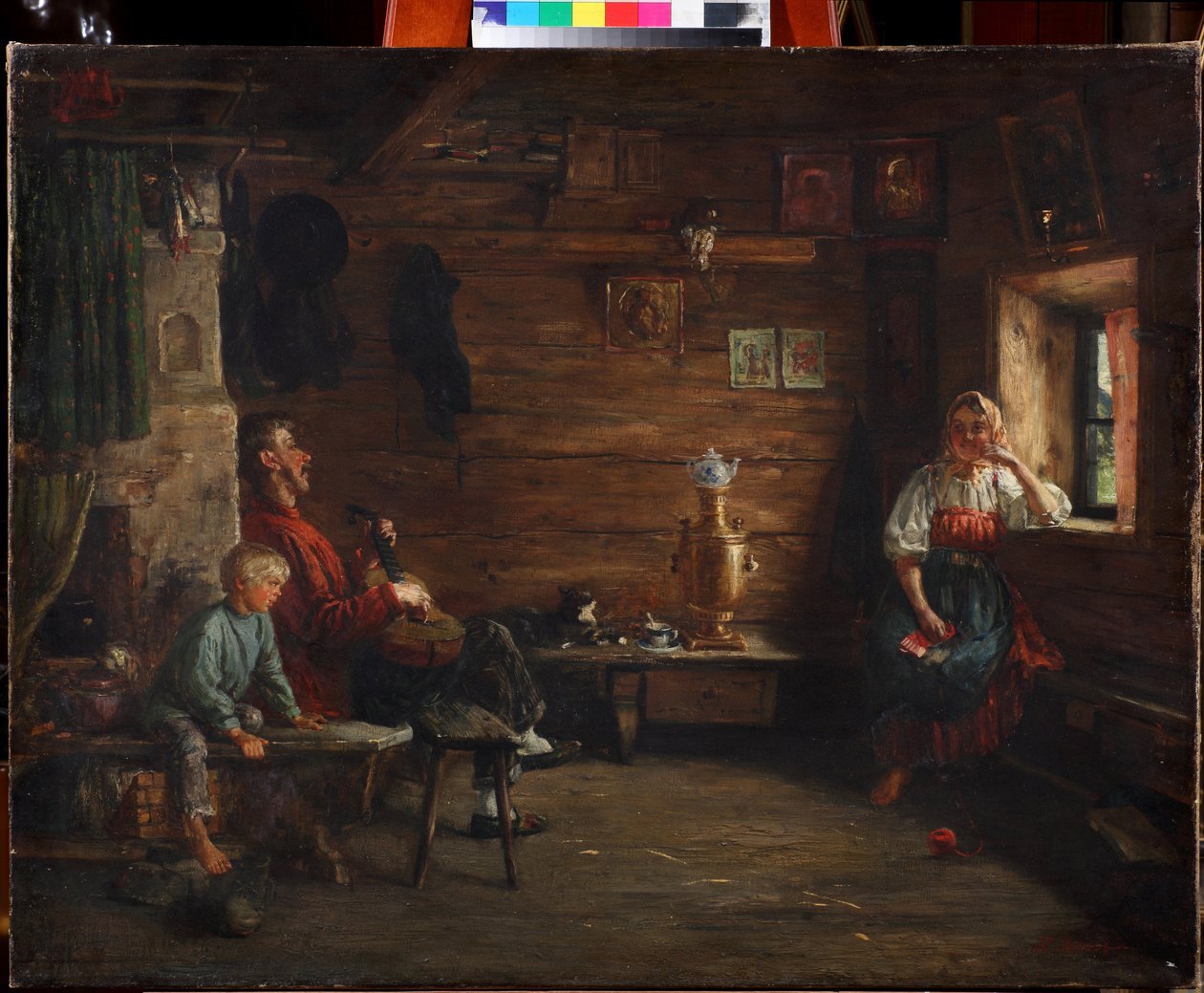 Familienidylle von Kirill Vikentievich Lemoch
