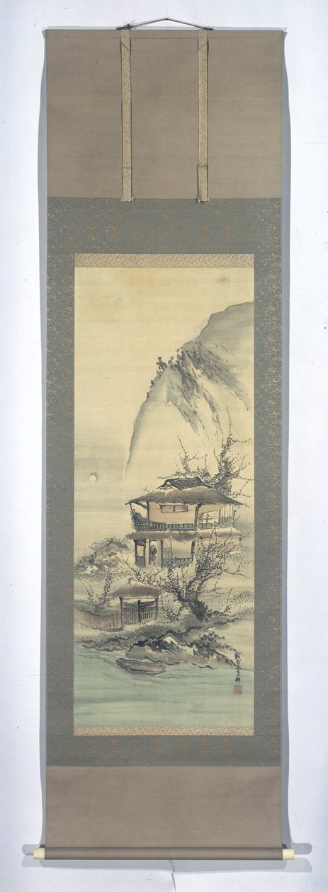 Literaten in einer Landschaft von Kishi Ganku
