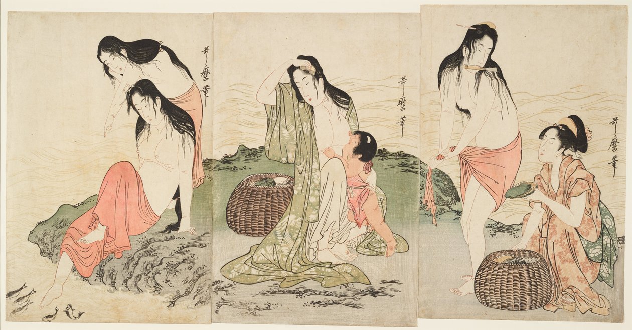 Abalone-Taucher von Kitagawa Utamaro