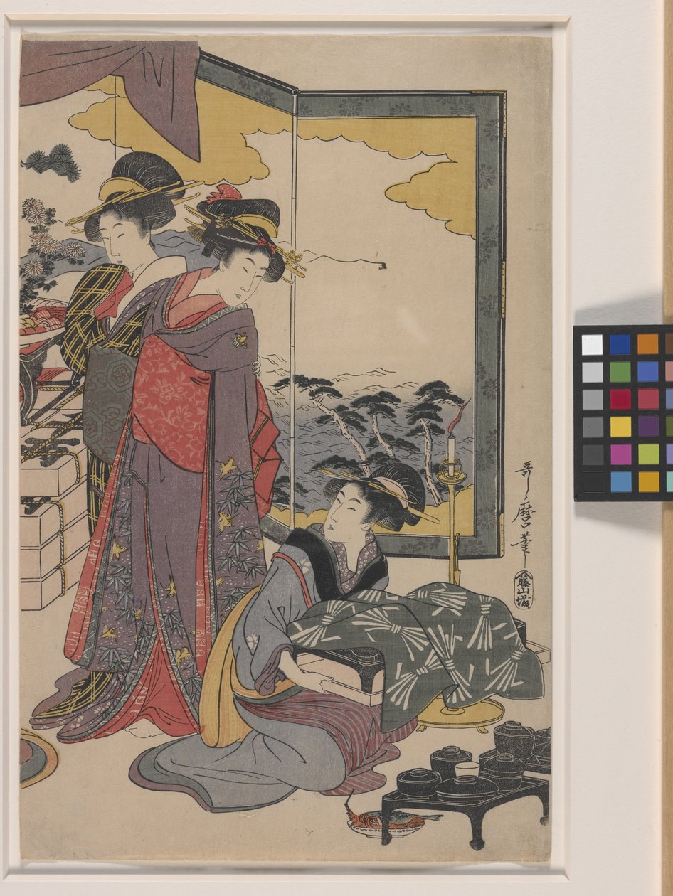 Ebisu-Festival von Kitagawa Utamaro
