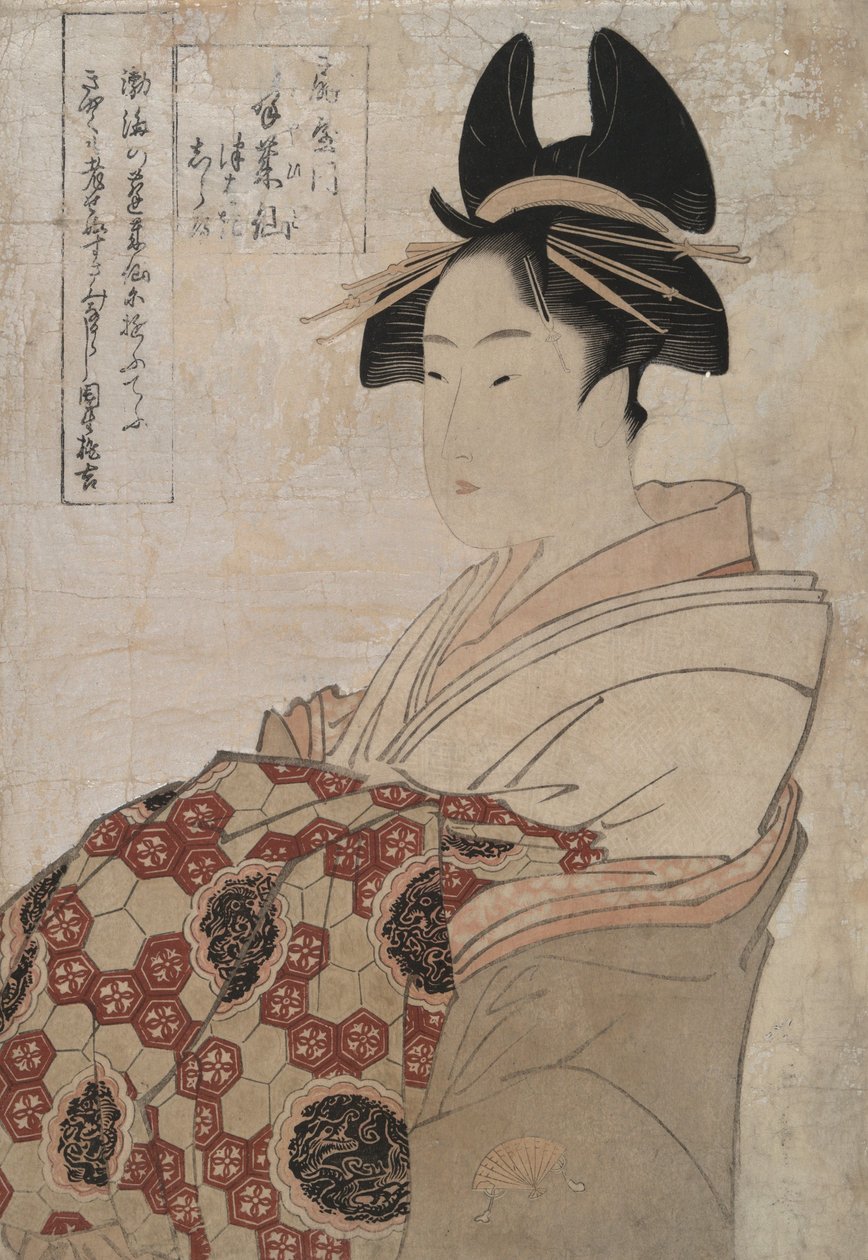 Miyahito des Teehauses Ōgi-ya von Kitagawa Utamaro
