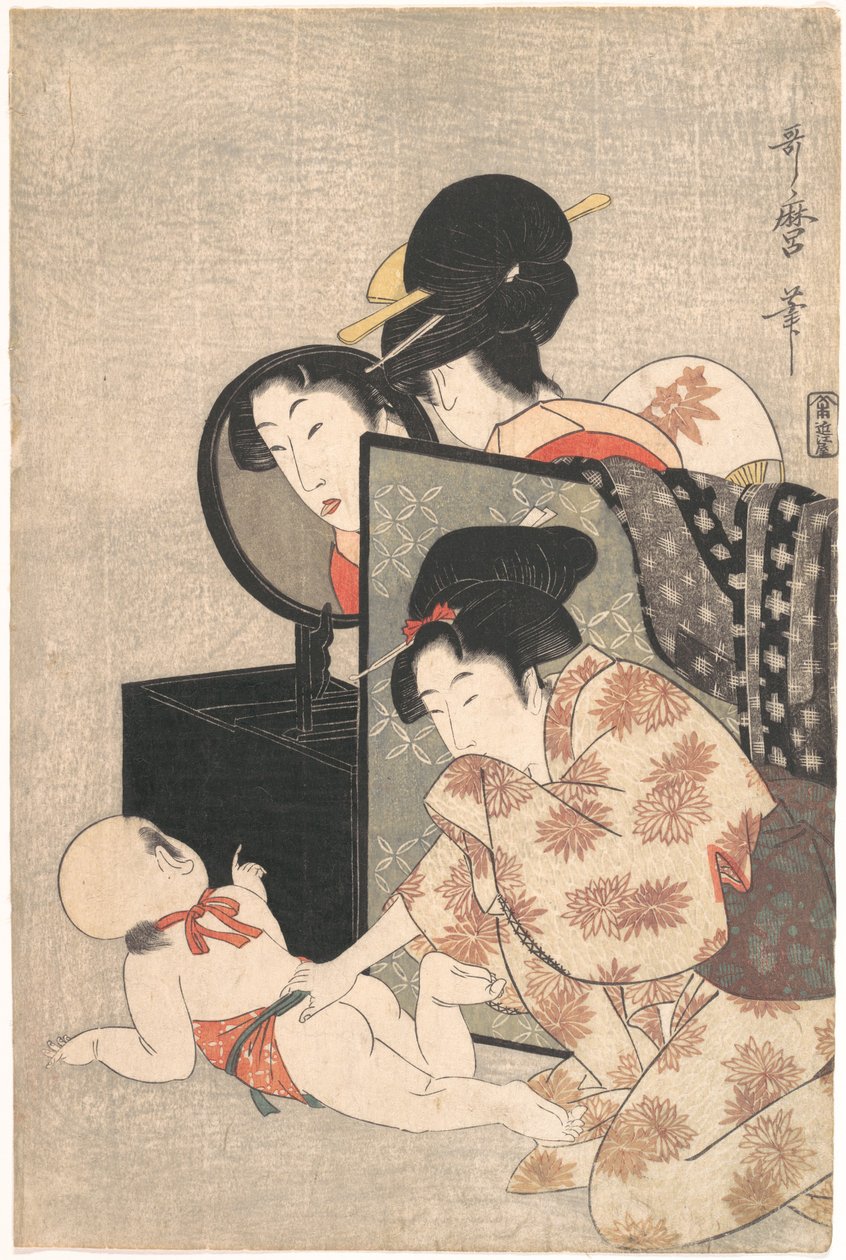 Mutter und Kind von Kitagawa Utamaro