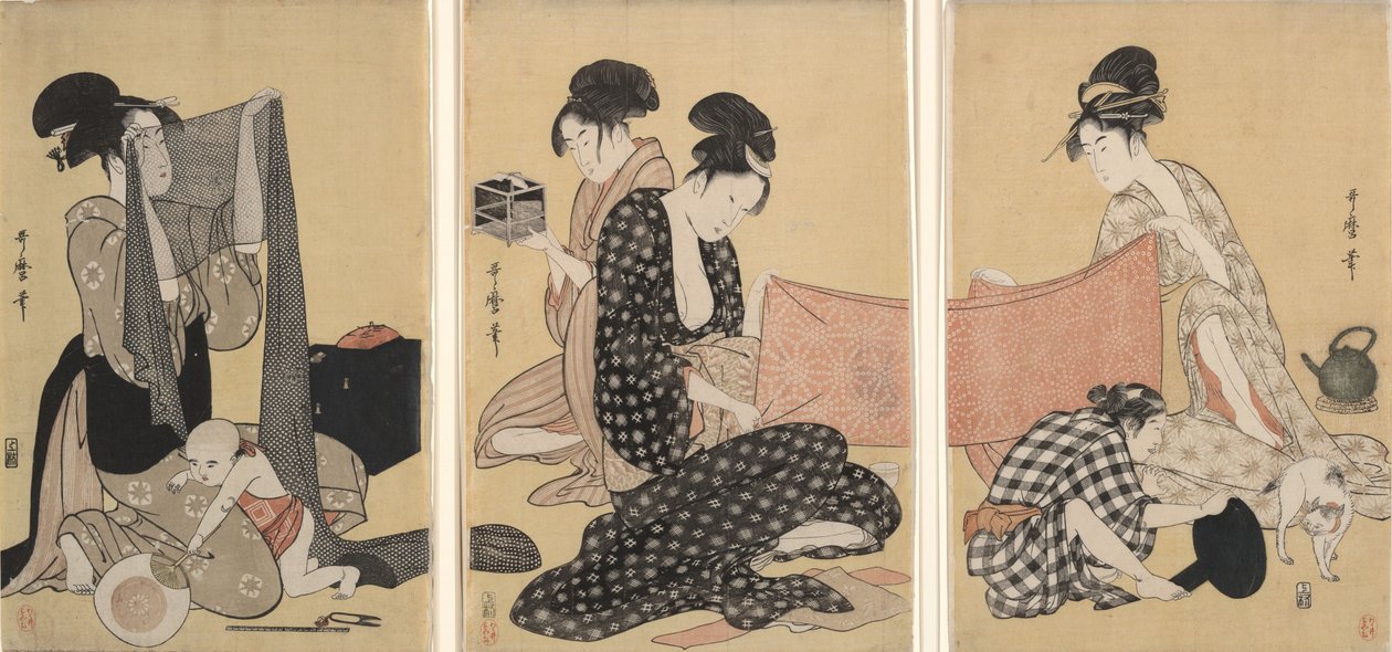 Handarbeit von Kitagawa Utamaro