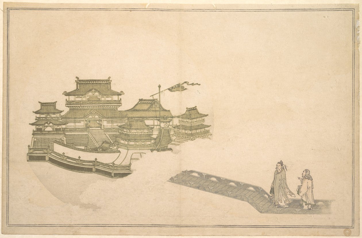 Der Palast im Mond von Kitagawa Utamaro
