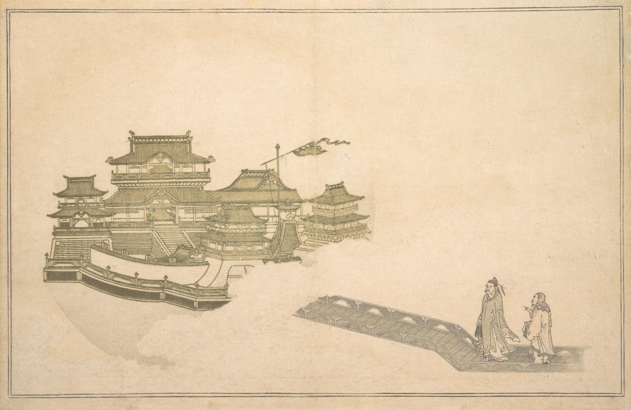 Der Palast im Mond von Kitagawa Utamaro
