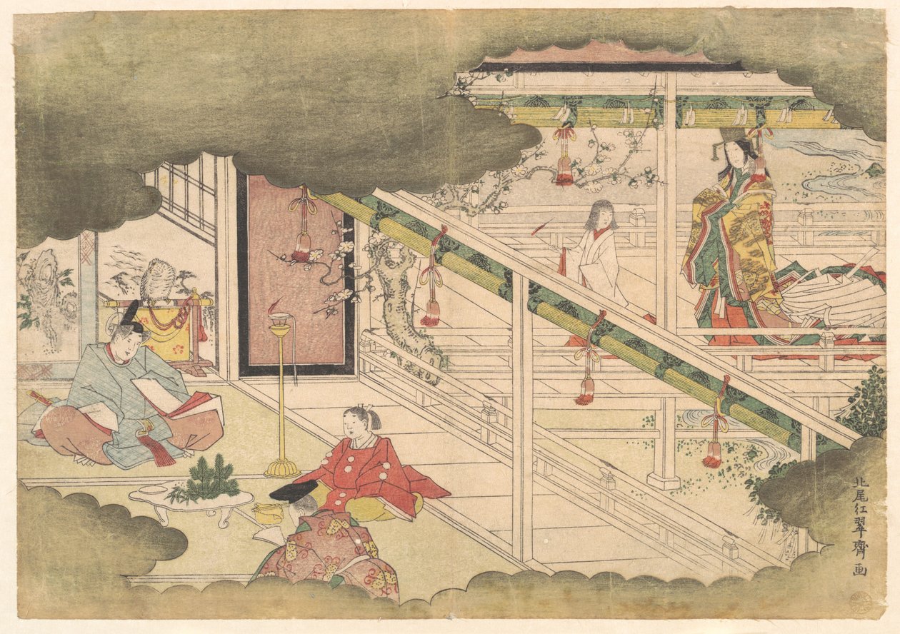 Ein Vorfall aus den Erzählungen von Ise (Ise Monogatari) von Kitao Shigemasa
