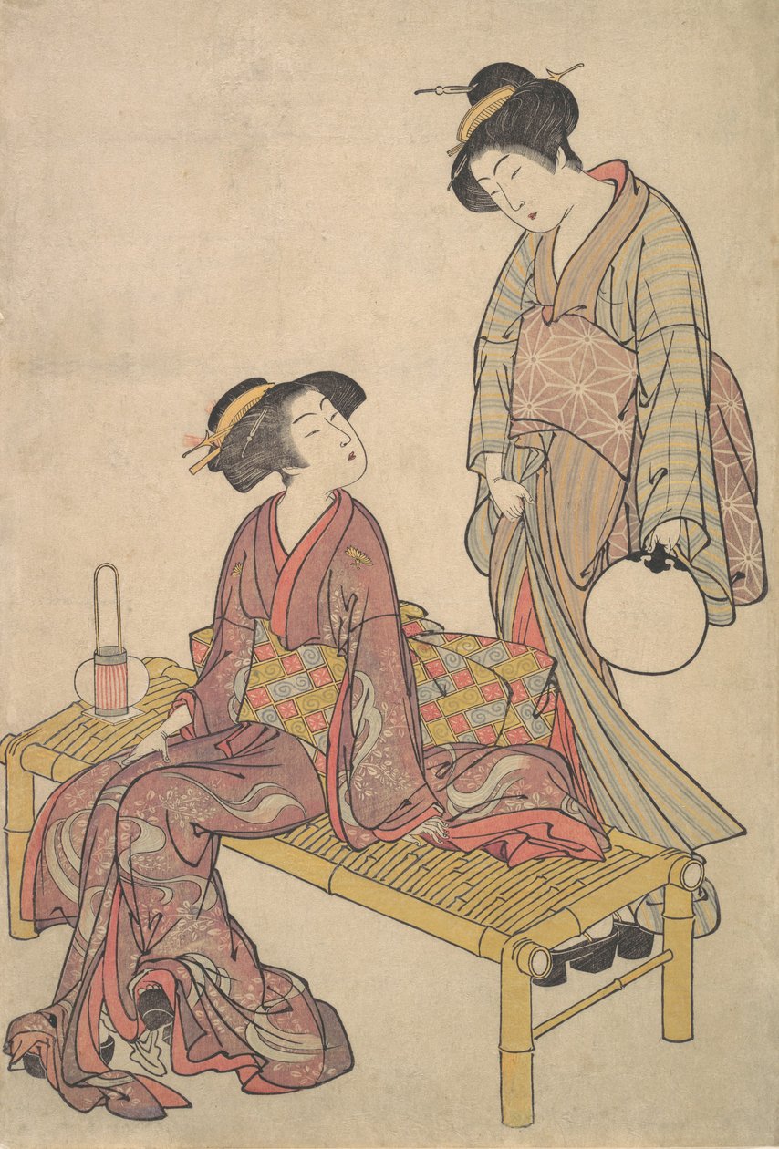 Die Handlaterne, ca. 1790 von Kitao Shigemasa