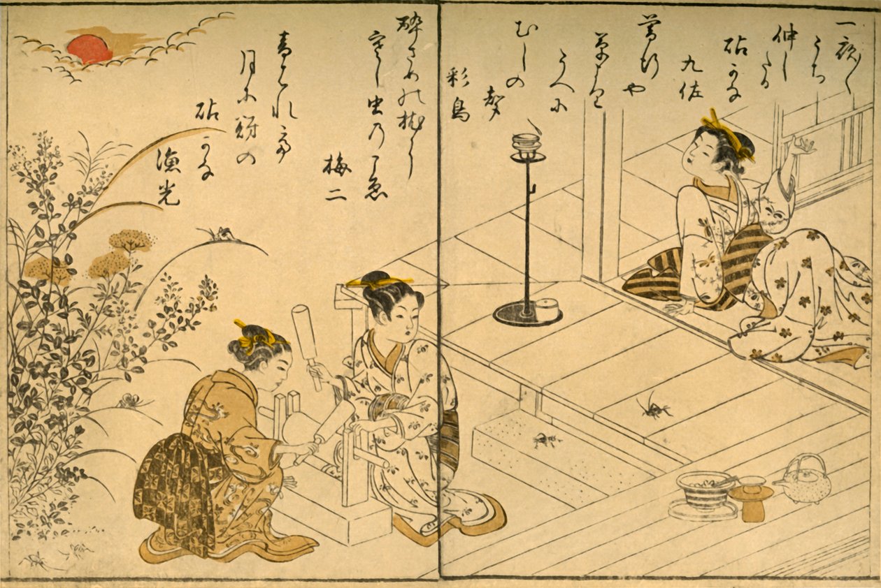 Die Kinuta, 1775, 1924 von Kitao Shigemasa
