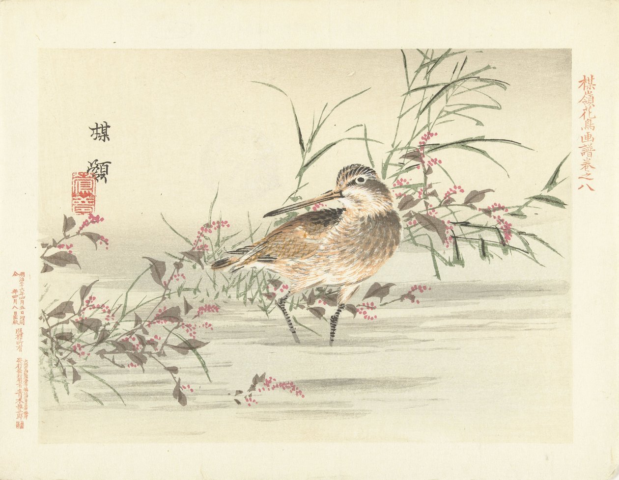 Schnepfe von Kono Bairei