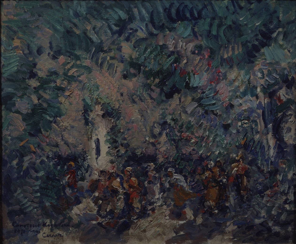 Bühnenbild für das Ballett Korsar von A. Adam, 1911 von Konstantin Alekseevich Korovin