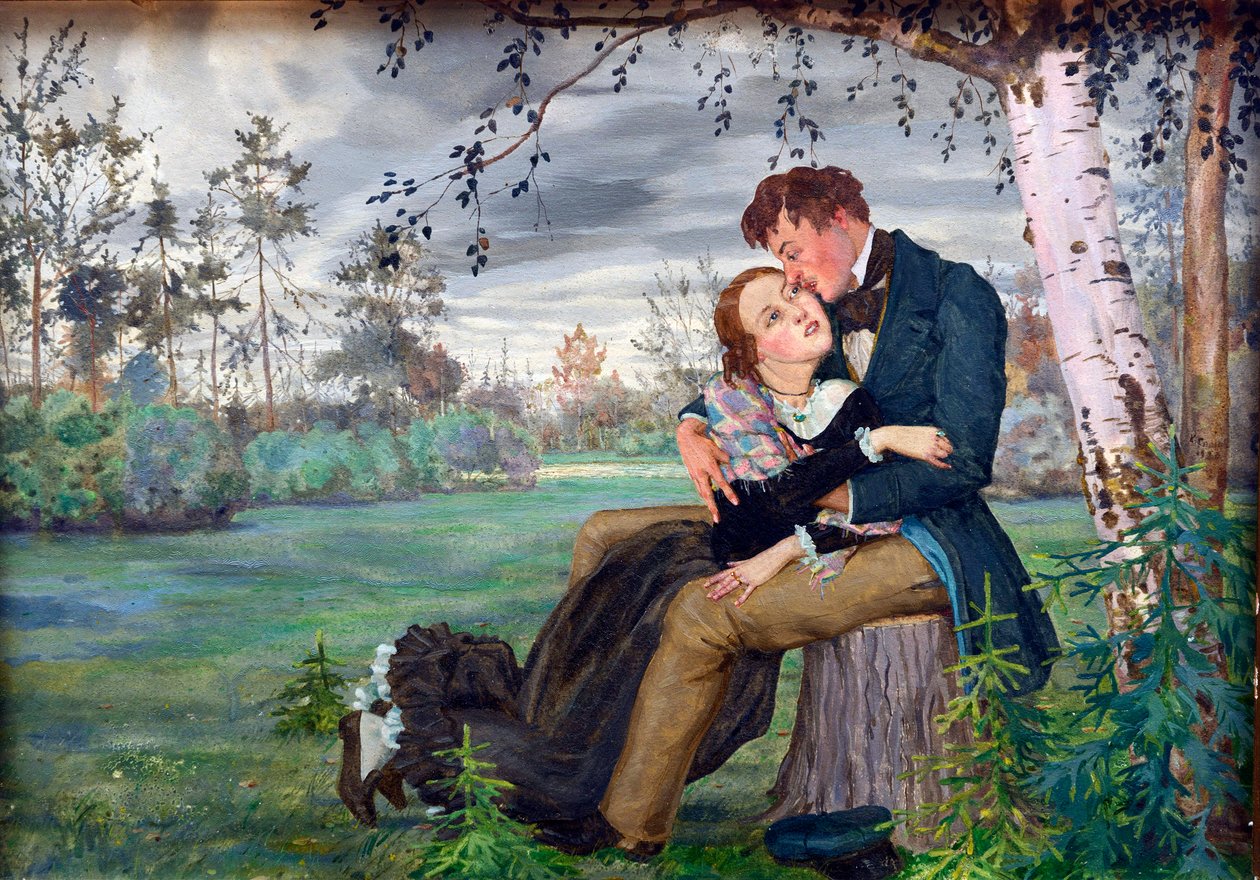 Die Liebenden von Konstantin Andreevic Somov