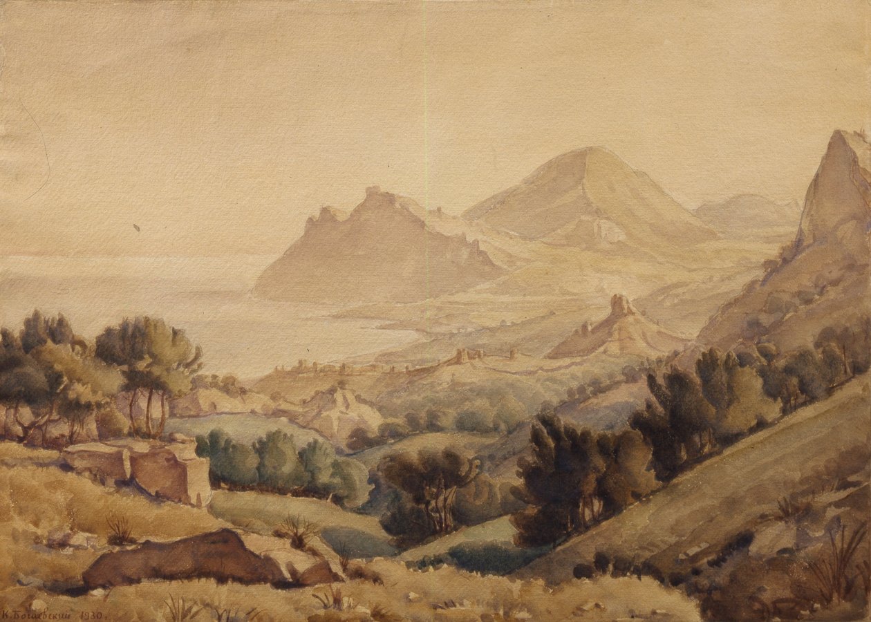 Alte Stadt von Konstantin Fyodorovich Bogayevsky
