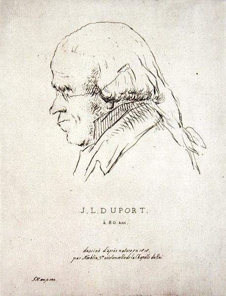 Jean-Louis Duport im Alter von 80 Jahren von Korblin (after)