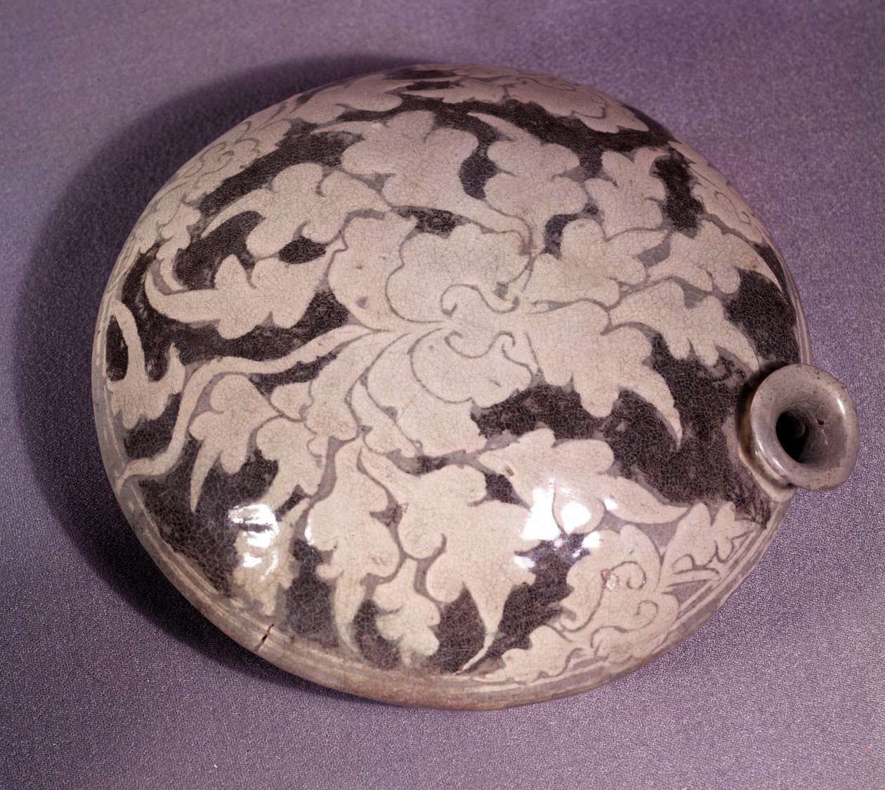 Koreanische Kunst: Porzellanweinflasche (oder Flasche). Koryo-Periode von Korean School