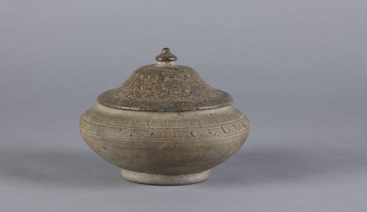 Dose mit Deckel, Silla-Dynastie von Korean School