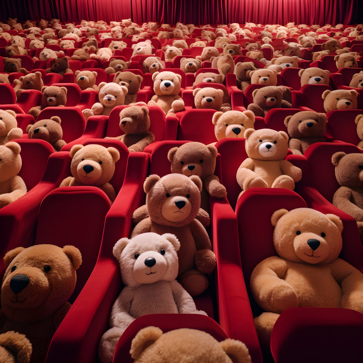 Millionen von Teddybären in einem Kino 3 von Kurt Heppke