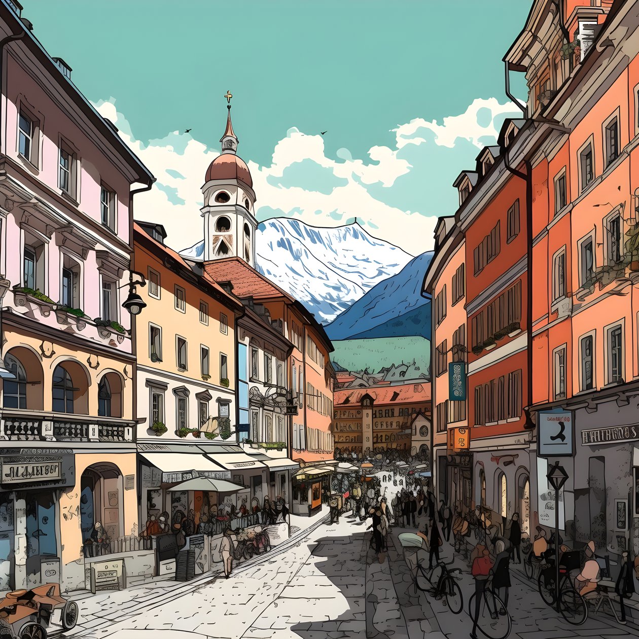Innsbruck, Zeichentrickfilm 3 von Kurt Heppke
