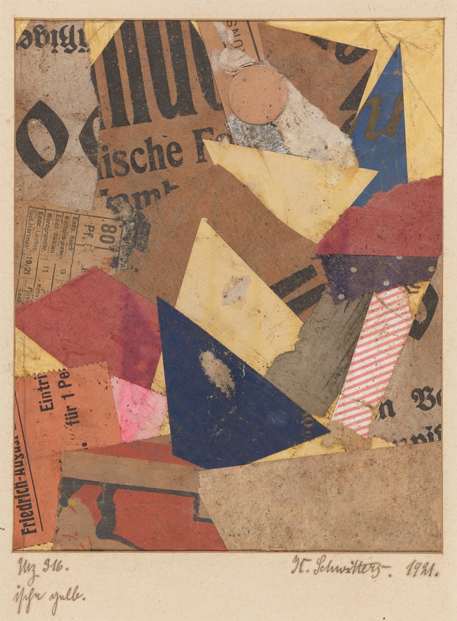 Mz 316 ische gelb von Kurt Schwitters