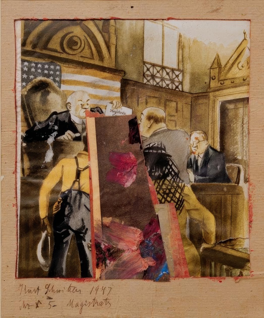 Mz X 5 Magistrats von Kurt Schwitters