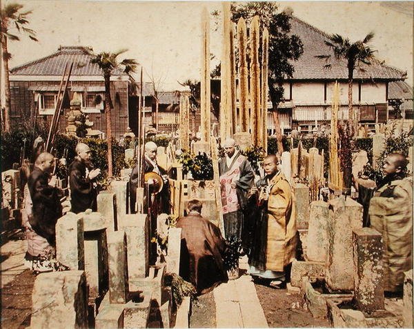 Ein japanisches Begräbnis von Kusakabe (attr. to) Kimbei