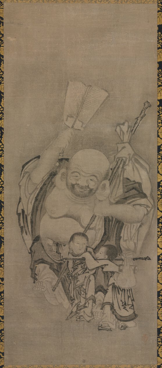 Hotei mit daoistischen Unsterblichen: Hotei, ca. 1575-1600 von Kyūseki Tomonobu