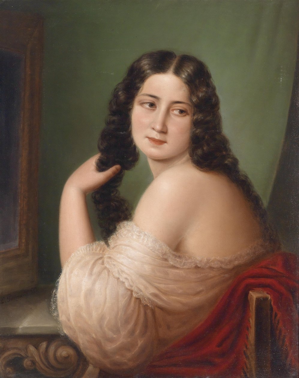 Bei der Toilette von L. Pargani