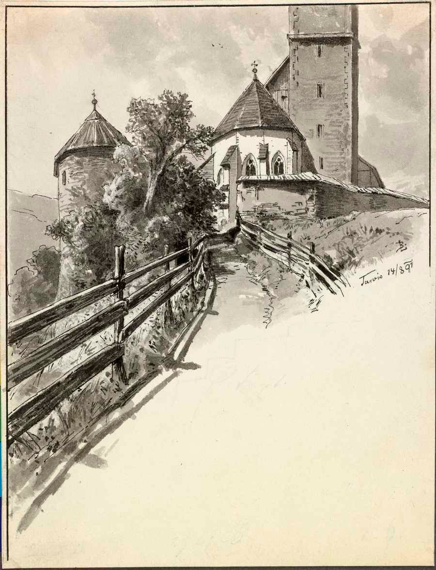 Pfarrkirche in Trbizun von Ladislav Benesch