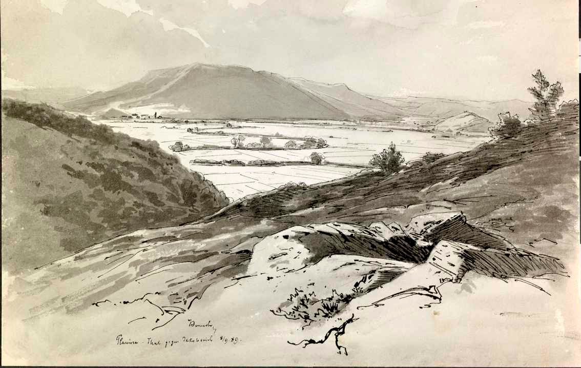 Planinsko-Feld von der südlichen Eisenbahn von Ladislav Benesch