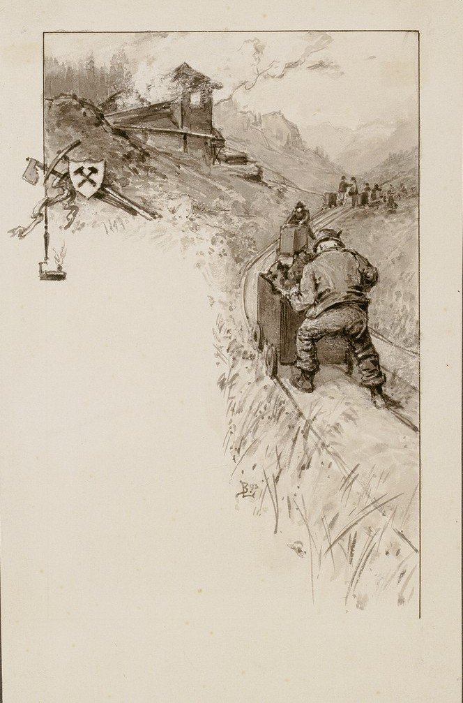 Bei den Savska-Höhlen von Ladislav Benesch