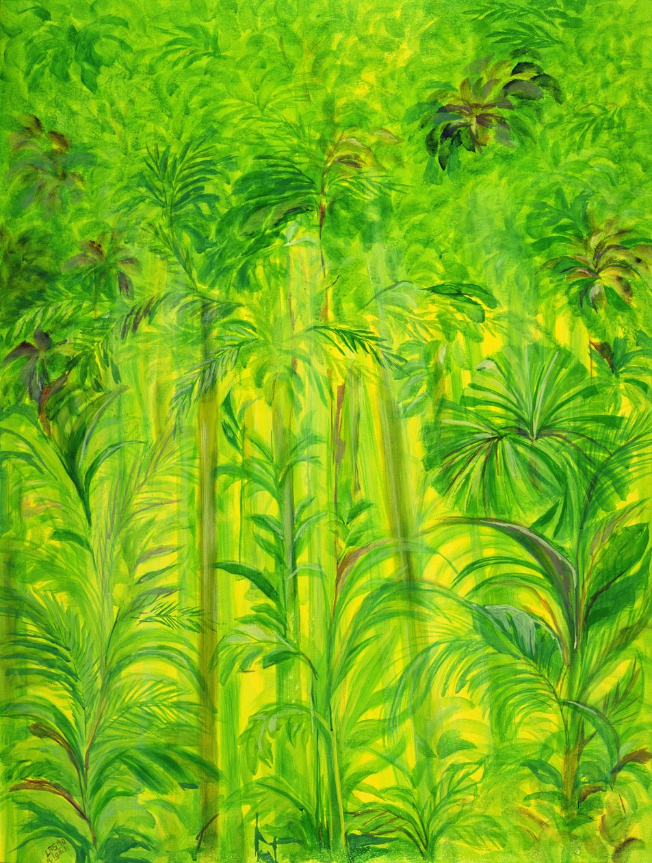 Regenwald, Malaysia, 1990 von Laila Shawa