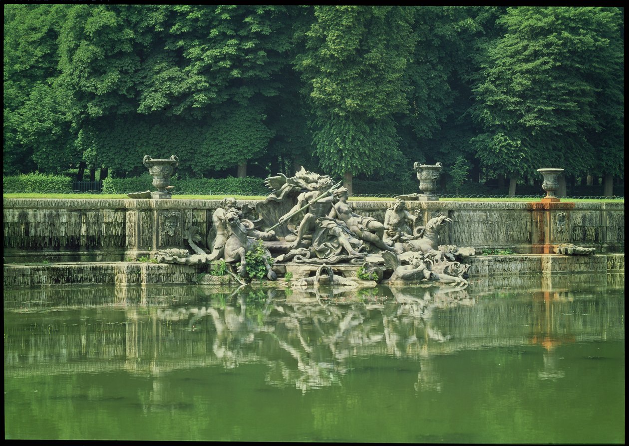 Der Triumph von Neptun und Amphitrite, Hauptgruppe des Neptunbrunnens, 1740 von Lambert Sigisbert Adam