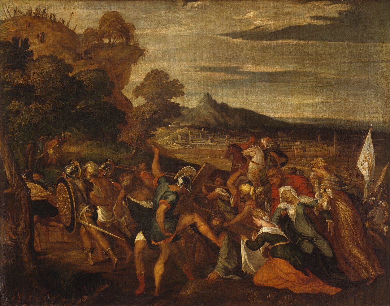 Der Weg nach Golgatha von Lambert Sustris
