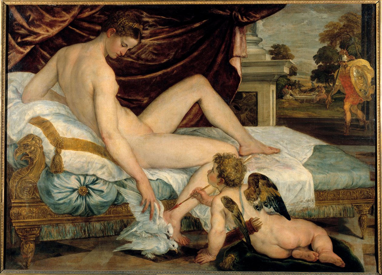 Venus und Amor von Lambert Sustris