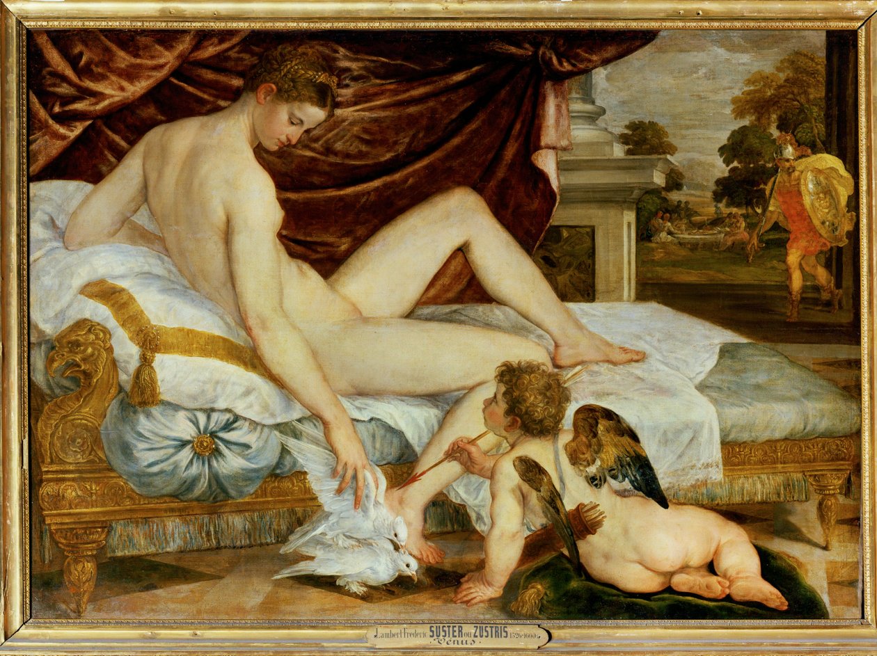 Venus und Amor von Lambert Sustris